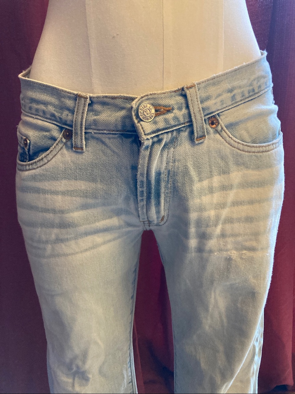 Red Engine jeans, size 28 - Picture 2 of 13